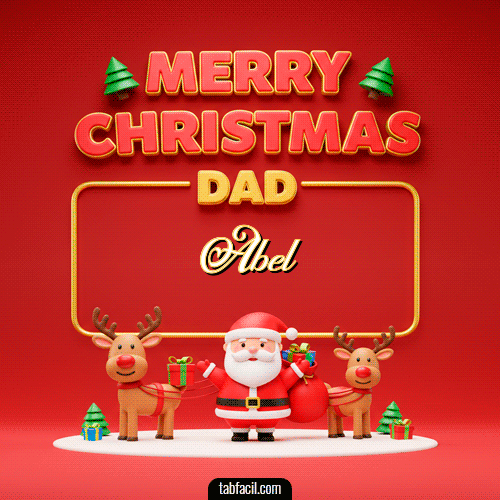 Feliz Navidad Abel GIF
