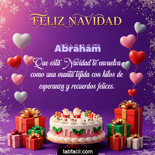 Feliz Navidad Abraham GIF