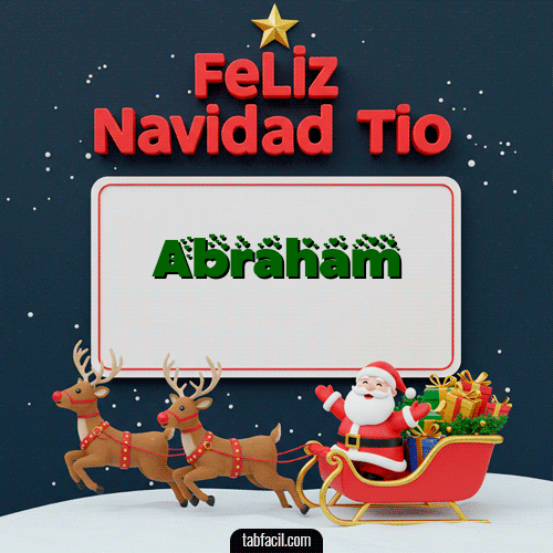 Feliz Navidad Abraham GIF