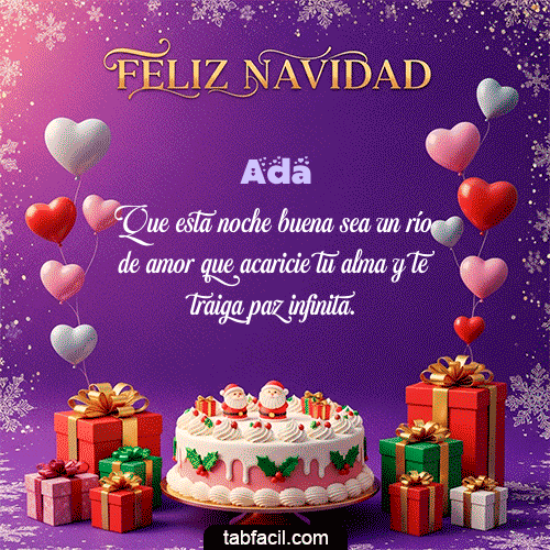 Feliz Navidad Ada GIF