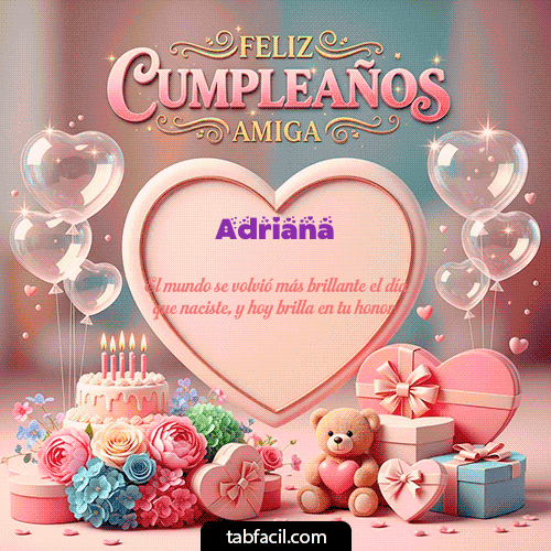 Feliz Cumpleaños Adriana GIF