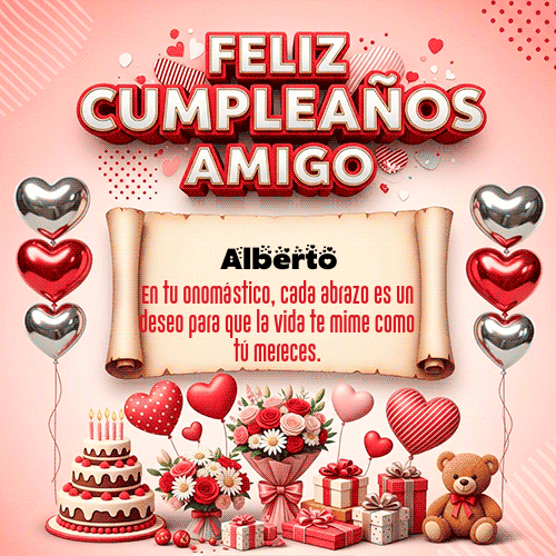 Feliz Cumpleaños Alberto GIF