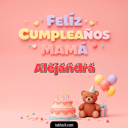 Feliz Cumpleaños Alejandra GIF