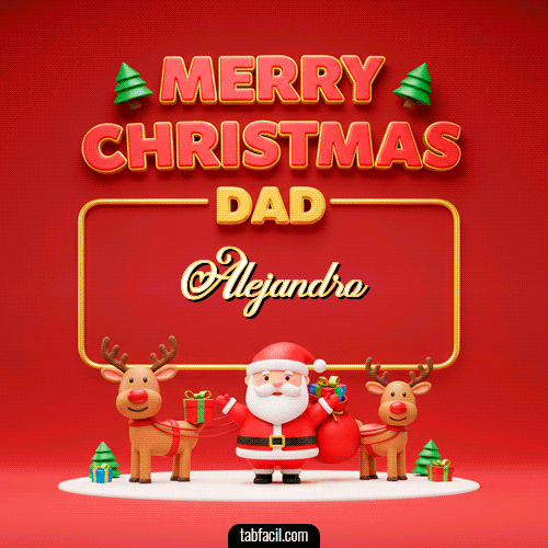 Feliz Navidad Alejandro GIF