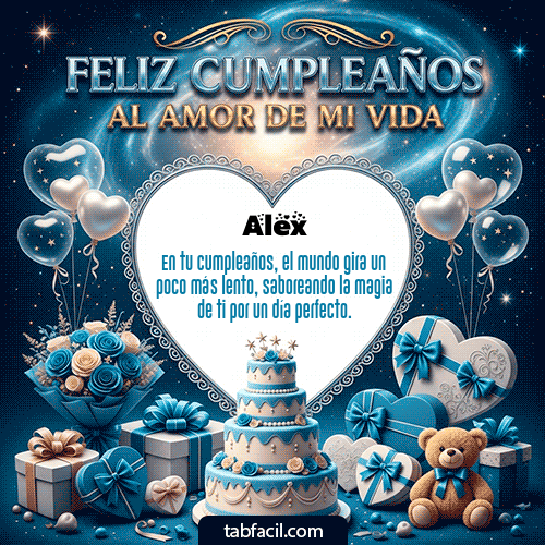 Feliz Cumpleaños Alex GIF