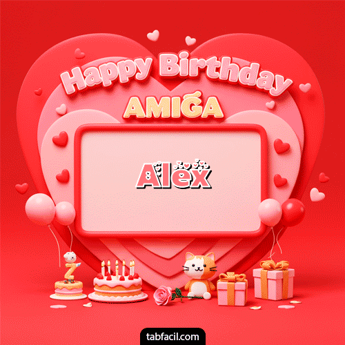 Ver GIF de 🍰 Happy BirthDay Amiga GIF de Alex - 🍰 Happy BirthDay Amiga