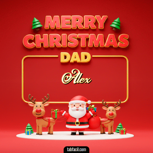 Feliz Navidad Alex GIF