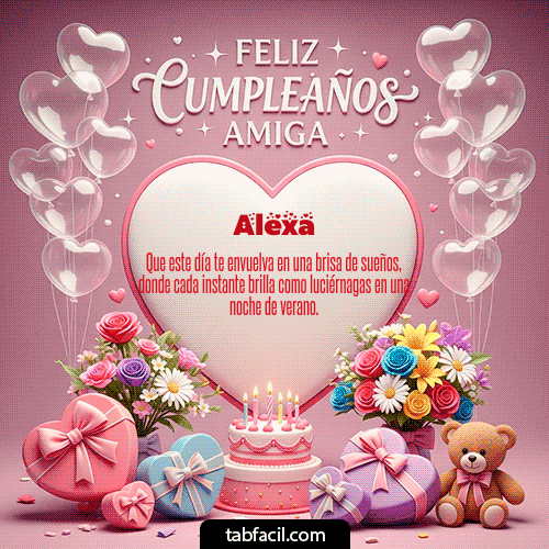 Feliz Cumpleaños Alexa GIF