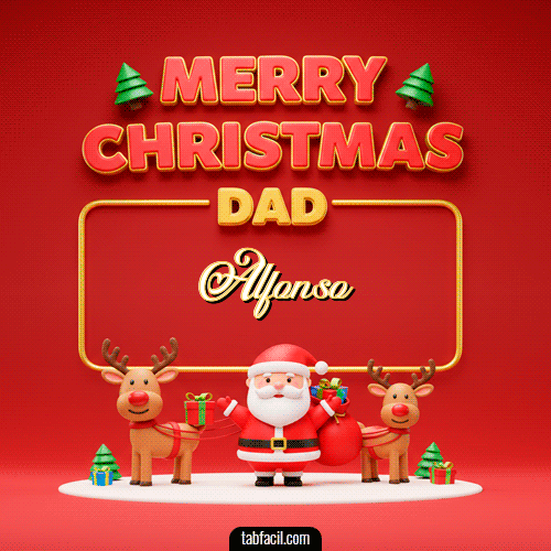 Feliz Navidad Alfonso GIF