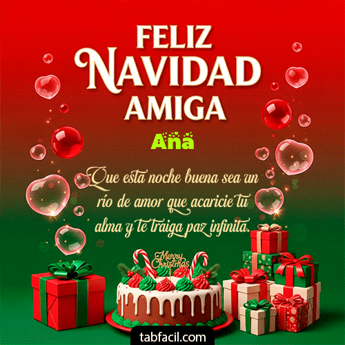 Ver GIF de Feliz Navidad Amiga GIF de Ana - Feliz Navidad Amiga