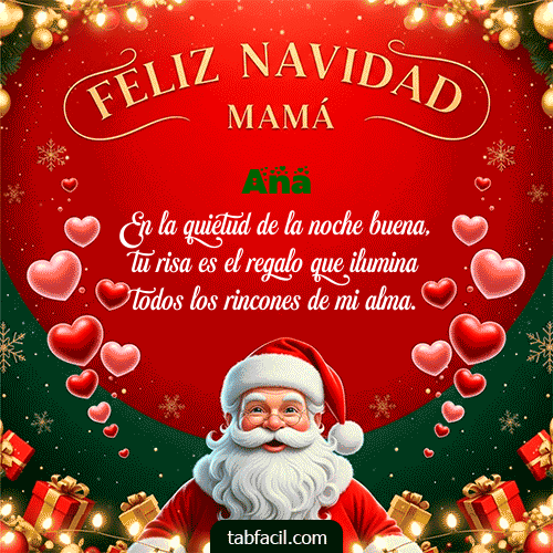 Ver GIF de Feliz Navidad Mamá GIF de Ana - Feliz Navidad Mamá
