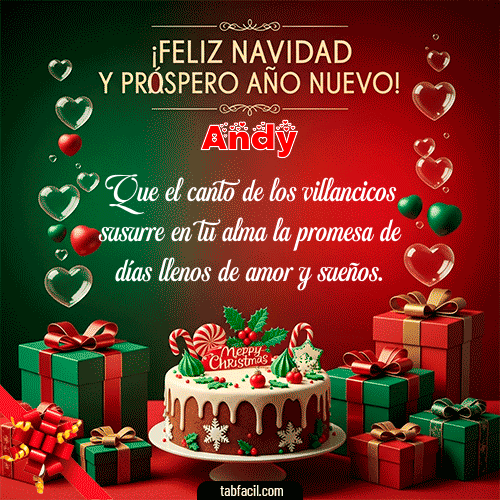 GIF de Andy - Feliz Navidad y Próspero Año Nuevo