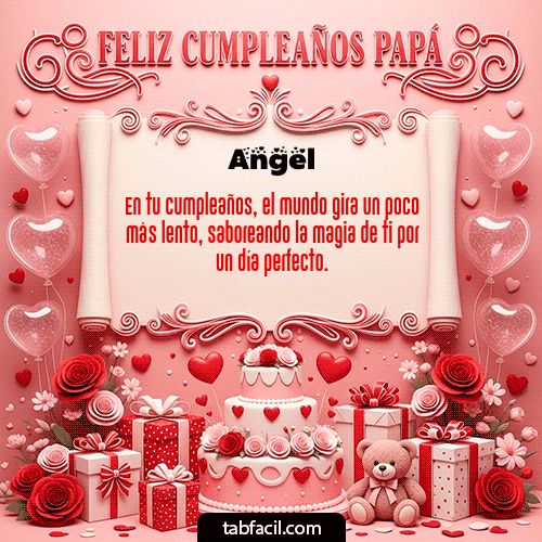Feliz Cumpleaños Angel GIF