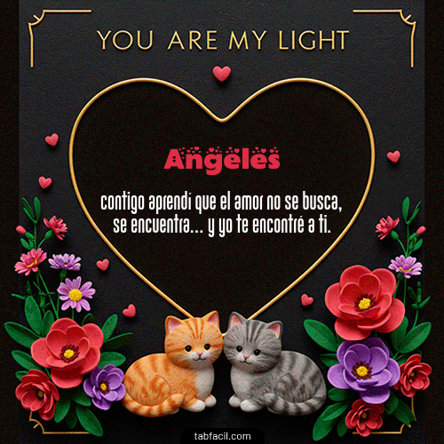 GIF de Angeles - Tú eres mi luz