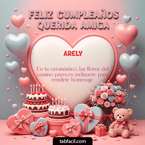 Feliz Cumpleaños Arely GIF