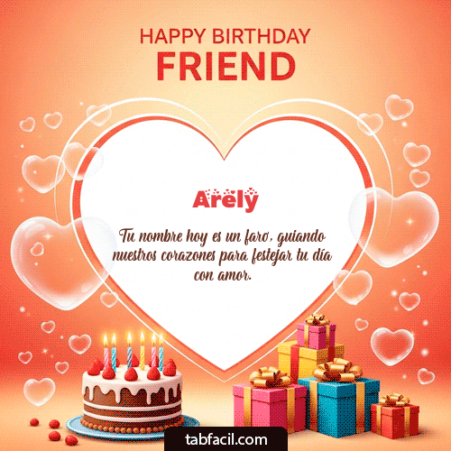 Feliz Cumpleaños Arely GIF
