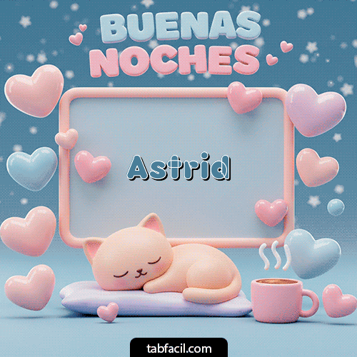 Buenas Noches Astrid GIF
