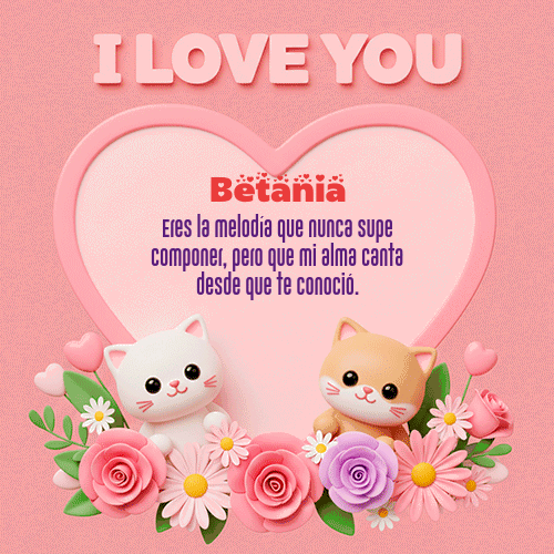 GIF de Betania - Te Amo!!!