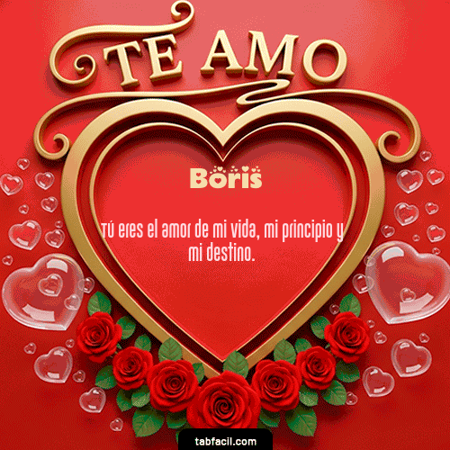 GIF de Boris - Te Amo