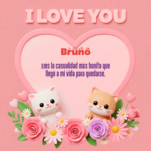 GIF de Bruno - Te Amo!!!