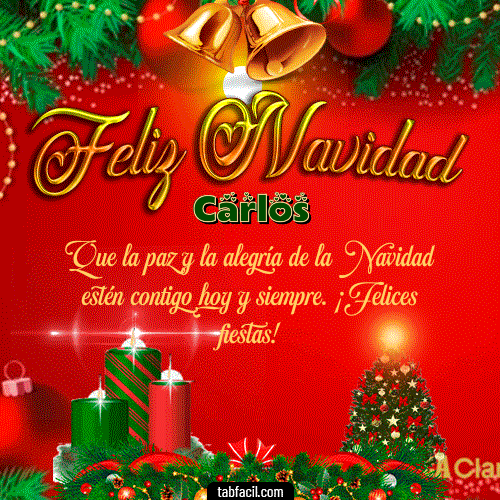GIF de Carlos - Feliz Navidad