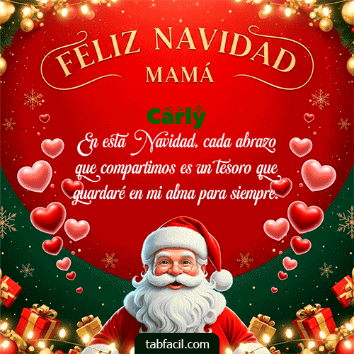 GIF de Carly - Feliz Navidad Mamá