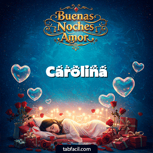 GIF de Carolina - Buenas Noches Angel Luna Hada