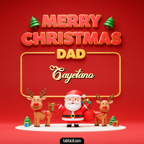 Feliz Navidad Cayetano GIF