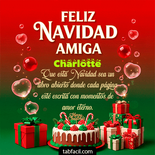 Feliz Navidad Charlotte GIF
