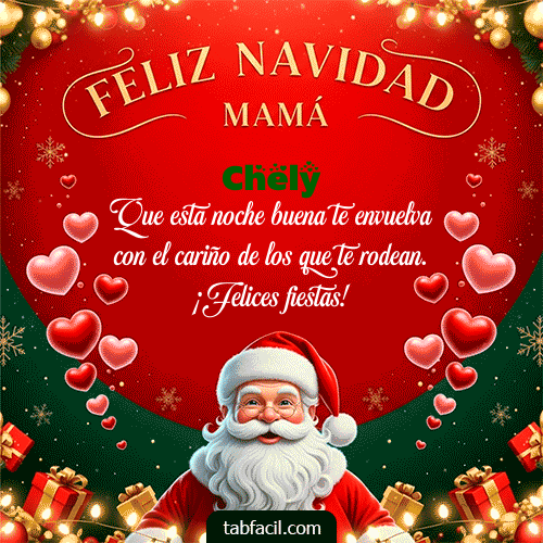 Feliz Navidad Chely GIF