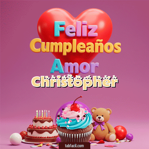 GIF de Christopher - 💞 Feliz Cumpleaños Amor