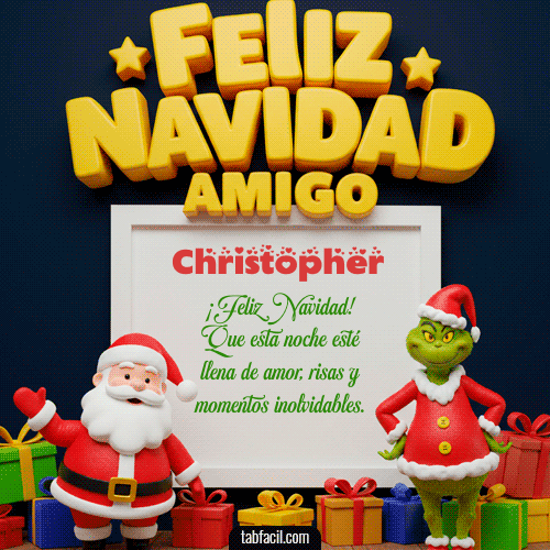 Ver GIF de Feliz Navidad Amigo GIF de Christopher - Feliz Navidad Amigo