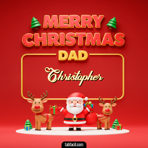 Ver GIF de Merry Christmas DAD GIF de Christopher - Merry Christmas DAD