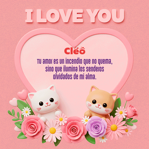 Feliz Dia Amor Cleo GIF