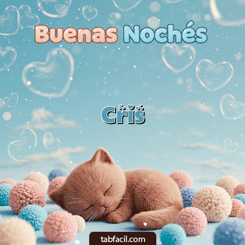Buenas Noches Cris GIF