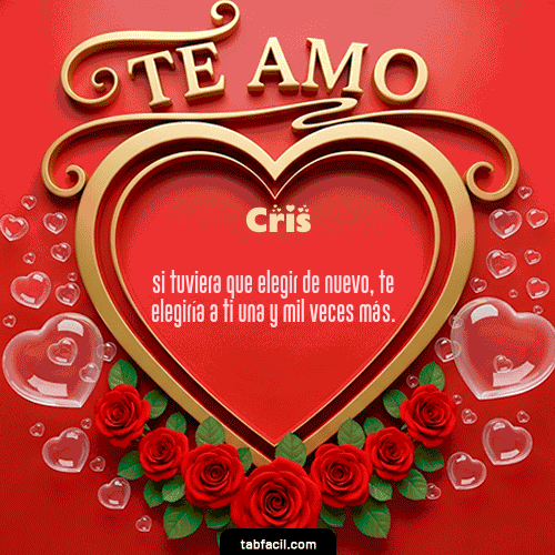 Feliz Dia Amor Cris GIF