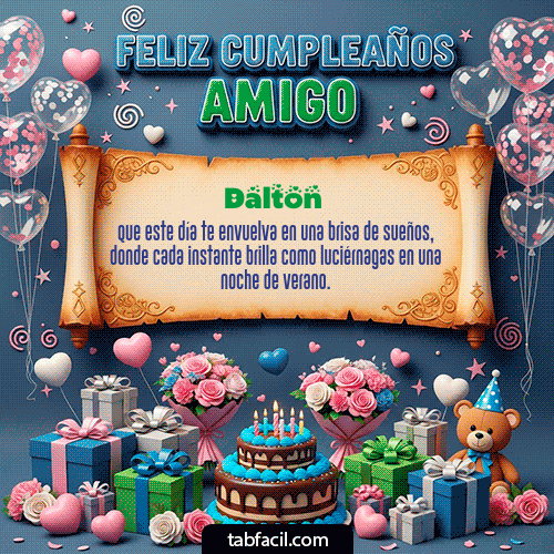 Feliz Cumpleaños Dalton GIF