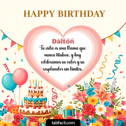 Feliz Cumpleaños Dalton GIF