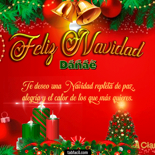 Feliz Navidad Danae GIF