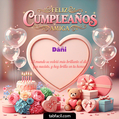 Feliz Cumpleaños Dani GIF