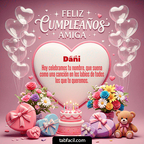 Feliz Cumpleaños Dani GIF