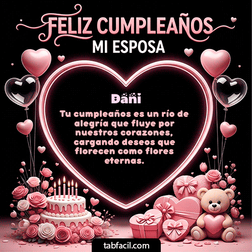Feliz Cumpleaños Dani GIF
