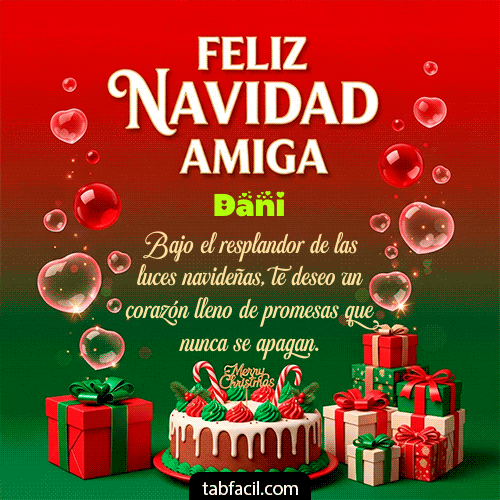 GIF de Dani - Feliz Navidad Amiga