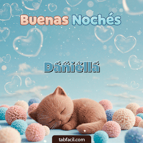 Buenas Noches Daniella GIF