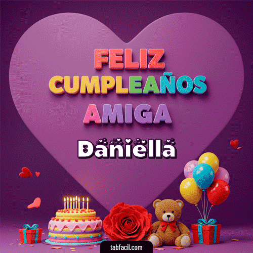Feliz Cumpleaños Daniella GIF