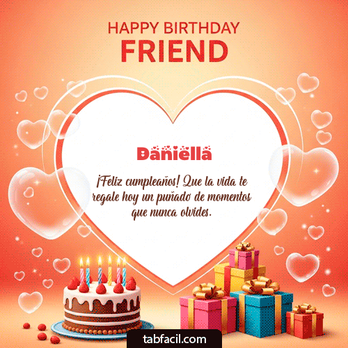 Feliz Cumpleaños Daniella GIF