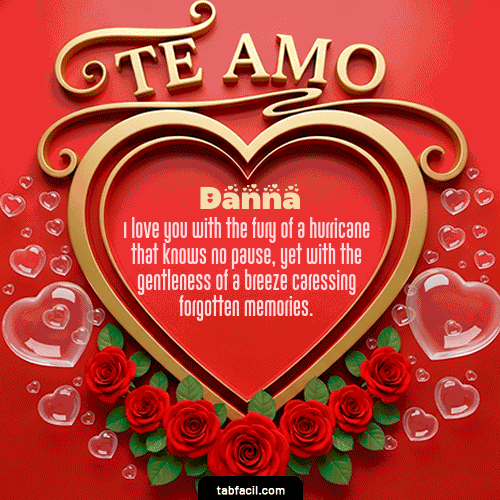 GIF de Danna - Te Amo