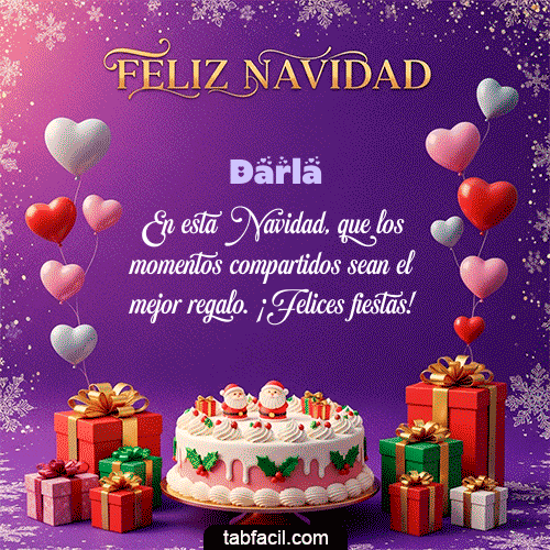 Feliz Navidad Darla GIF