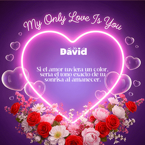 GIF de David - My Only Love