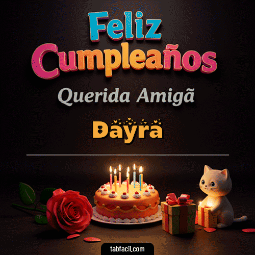 GIF de Dayra - 🥳 Feliz Cumpleaños Querida Amiga
